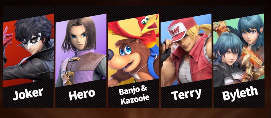 These showcase what DLC Fighters they have for Pack 1.