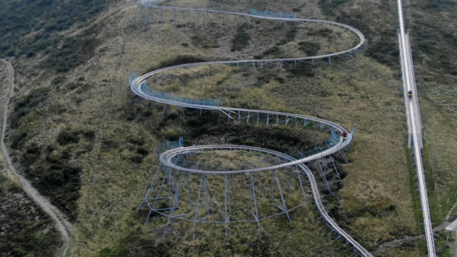 This looks like the roller coaster I went on.
Photo from https://www.google.com/url?sa=i&url=https%3A%2F%2Fwww.gettyimages.com%2Fvideos%2Falpine-slide&psig=AOvVaw3HUEbsHalm1pRH5XG9seEB&ust=1634659650401000&source=images&cd=vfe&ved=0CAsQjRxqFwoTCLCExNGt1PMCFQAAAAAdAAAAABAU