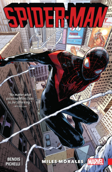 https://www.amazon.com/Spider-Man-Miles-Morales-Vol-1/dp/0785199616

(Yes, I did get this image from Amazon.)