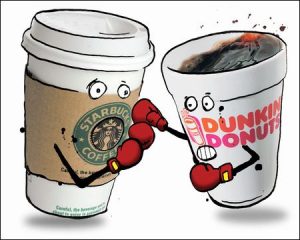 Produced from: http://blogs.luc.edu/uao/2019/02/25/starbucks-or-dunkin-coffee/